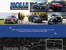 Tablet Screenshot of mollecars.com